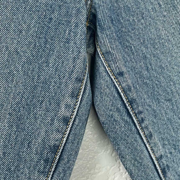 Carmar Hermia Loose Straight Women’s Jeans - Letters Patches Spell It Out Sz 23 - Picture 3 of 7